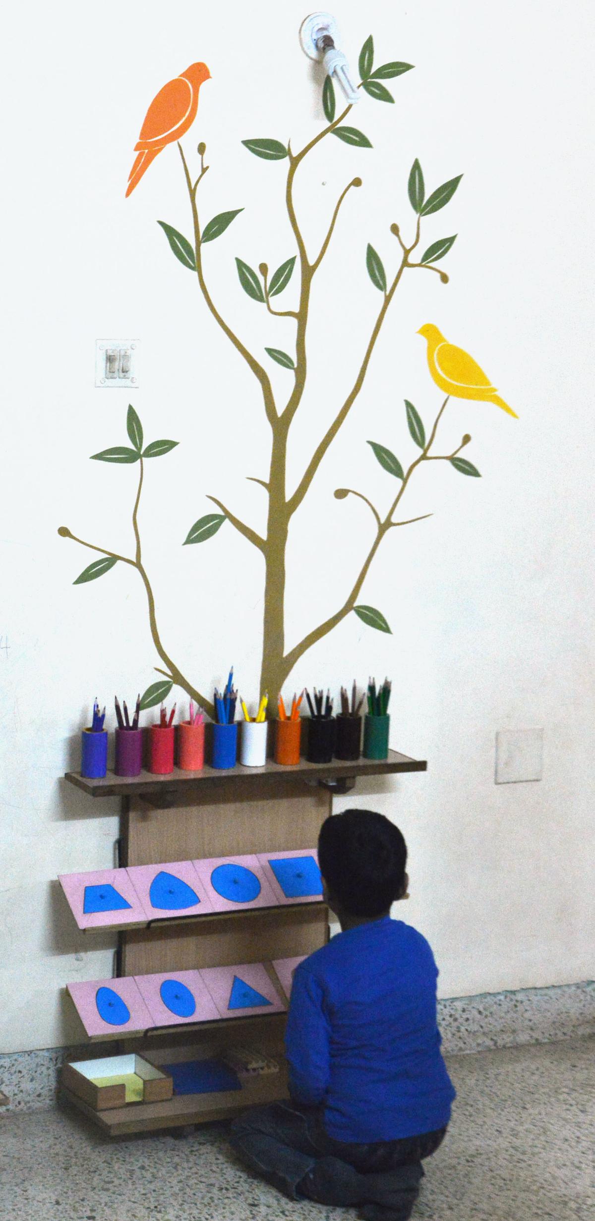 A file photo of a child at a Montessori in Bengaluru. A file photo of a child at a Montessori in Bengaluru.