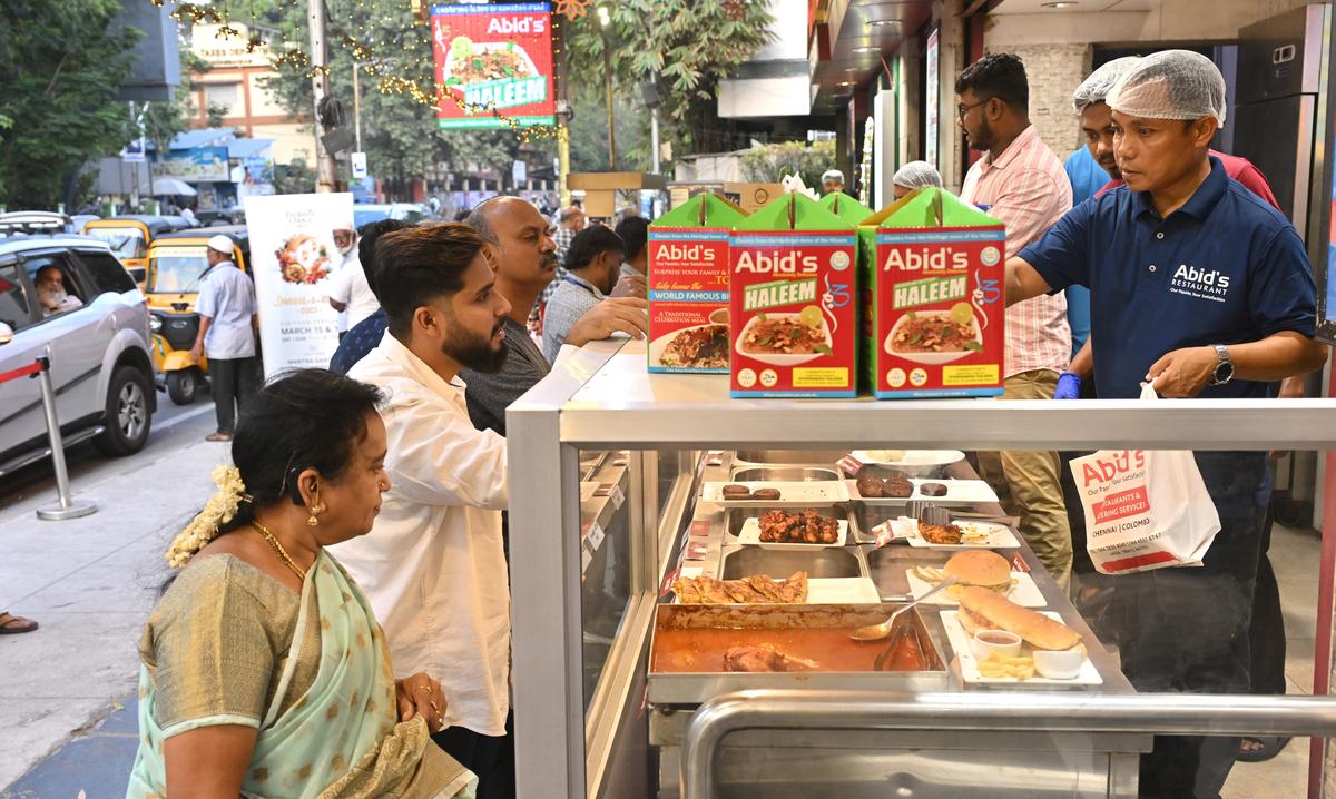 Iftar buffet at Abid’s Spurtank in Chennai on Monday.