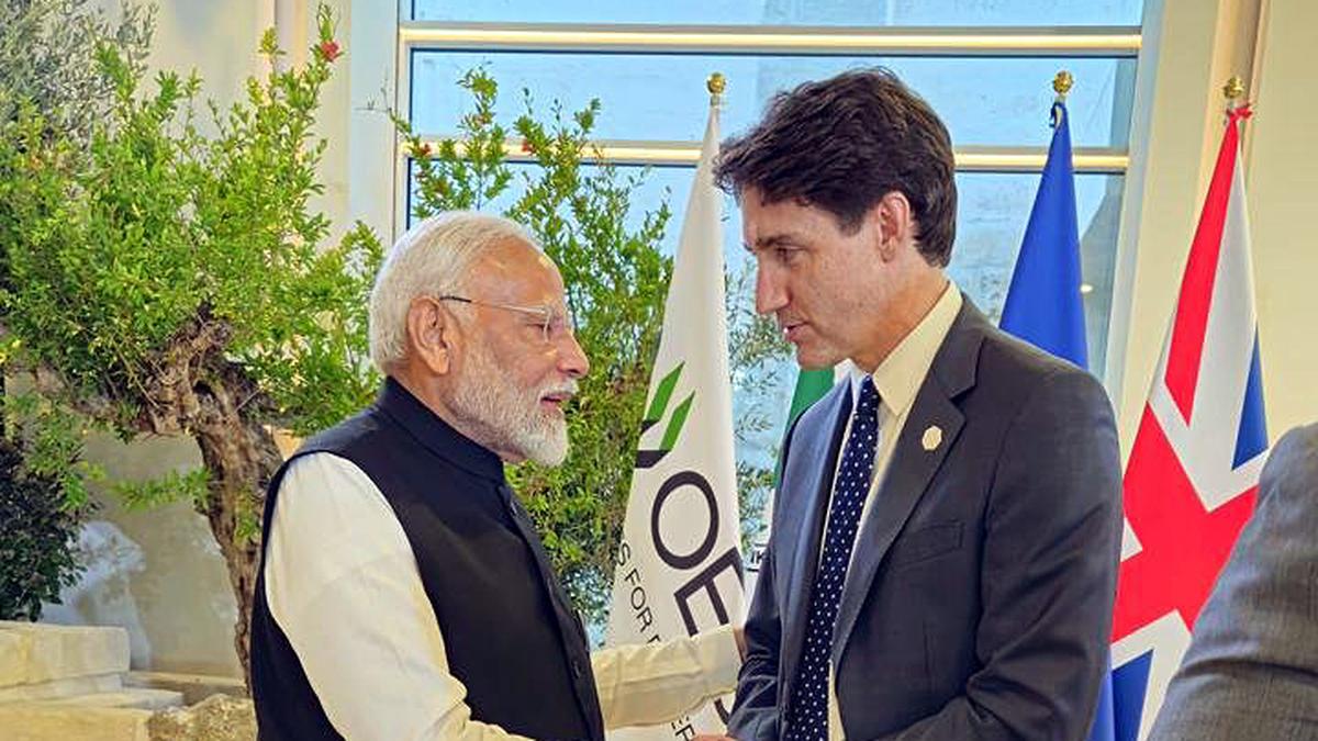 Canadian PM Justin Trudeau and PM Modi commit to address key issues amid strained India-Canada relations at G7 Summit