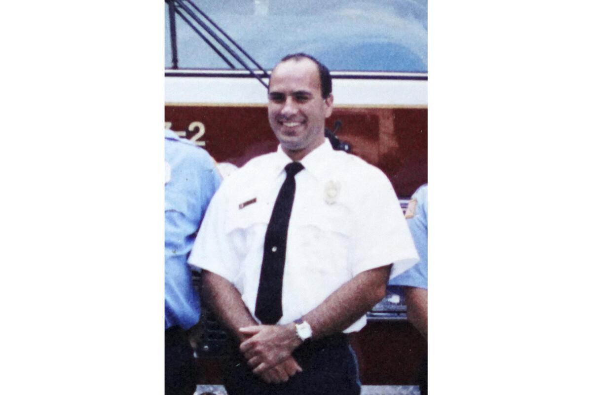 This undated photo provided by the Buffalo Township, Pa., Volunteer Fire Company shows former Buffalo Township Fire Chief Corey Comperatore.