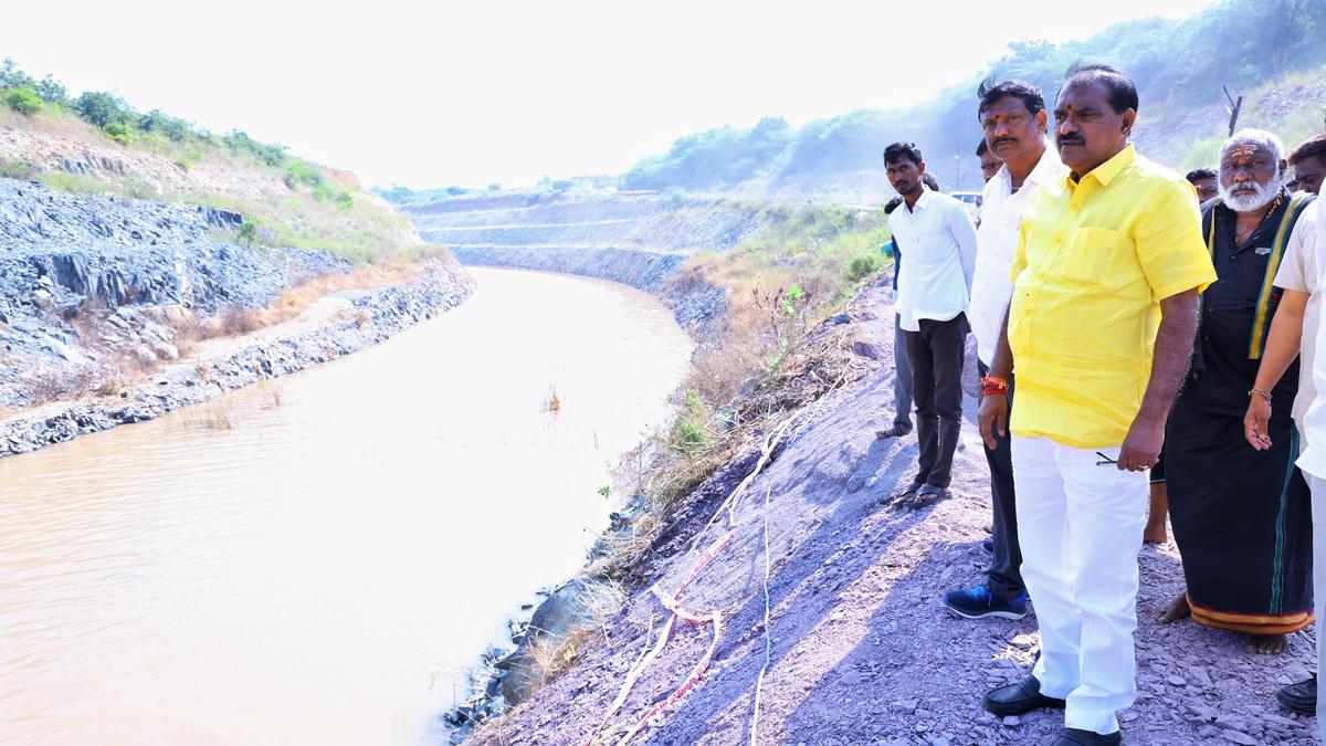 Minister expresses ire over pending works at Veligonda project