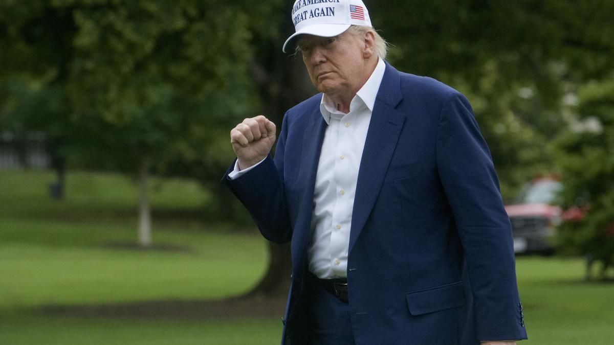 U.S. futures jump while Asian shares slip after Donald Trump delays tariffs on the EU