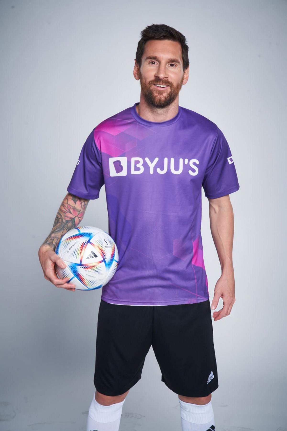 Lionel Messi is BYJU’S global brand ambassador of its social initiative ‘Education For All’
