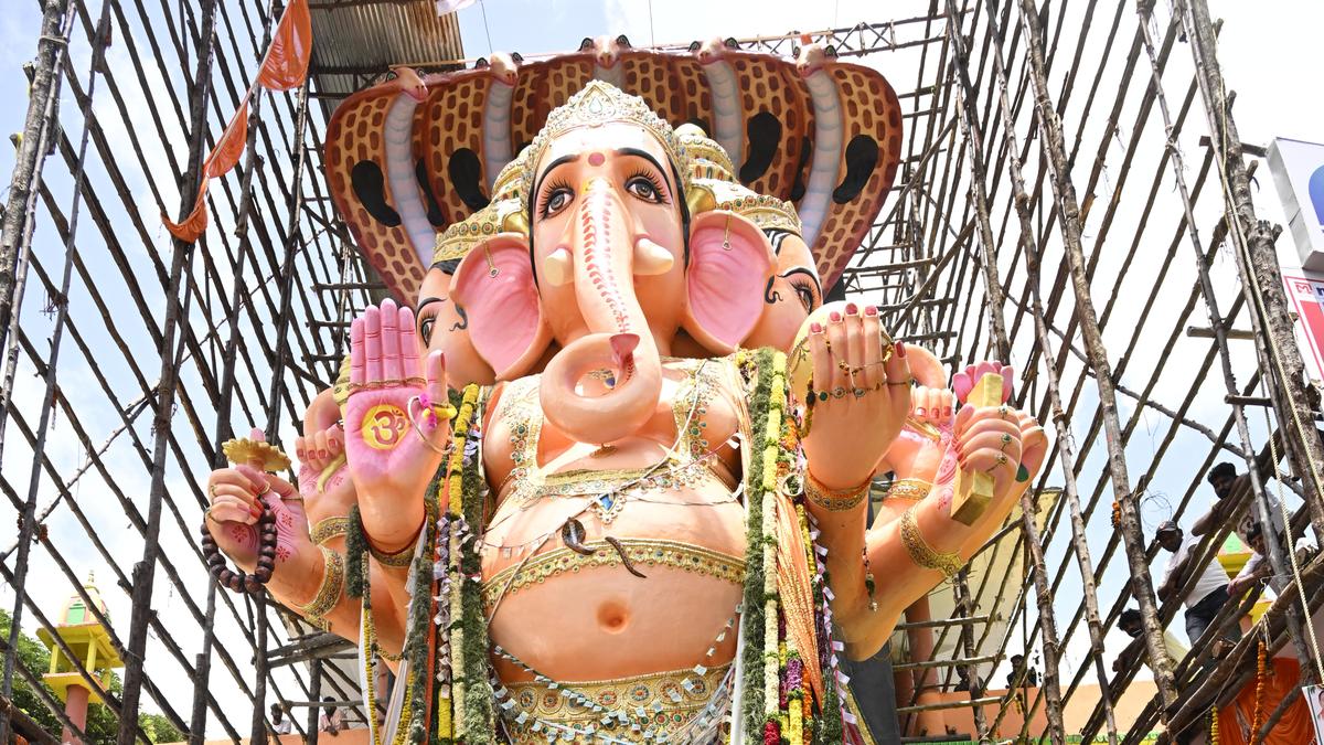 Khairatabad Ganesh festivities complete 71 years: Telangana CM