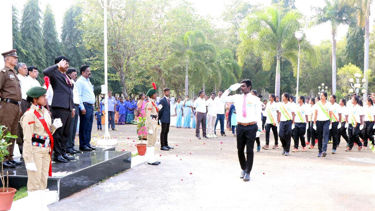 Republic Day celebrated at Alagappa University