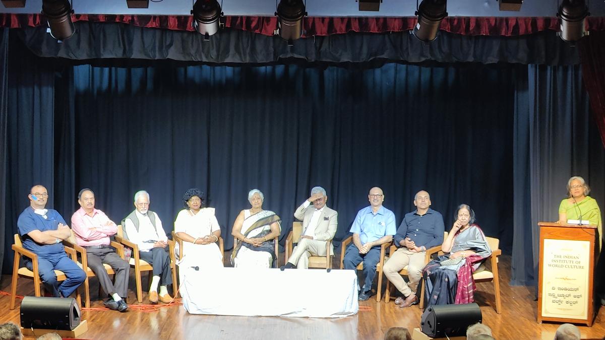 At the panel discussion during the inauguration of Vintage Salute, an exhibition of doctors hailing from Basavanagudi