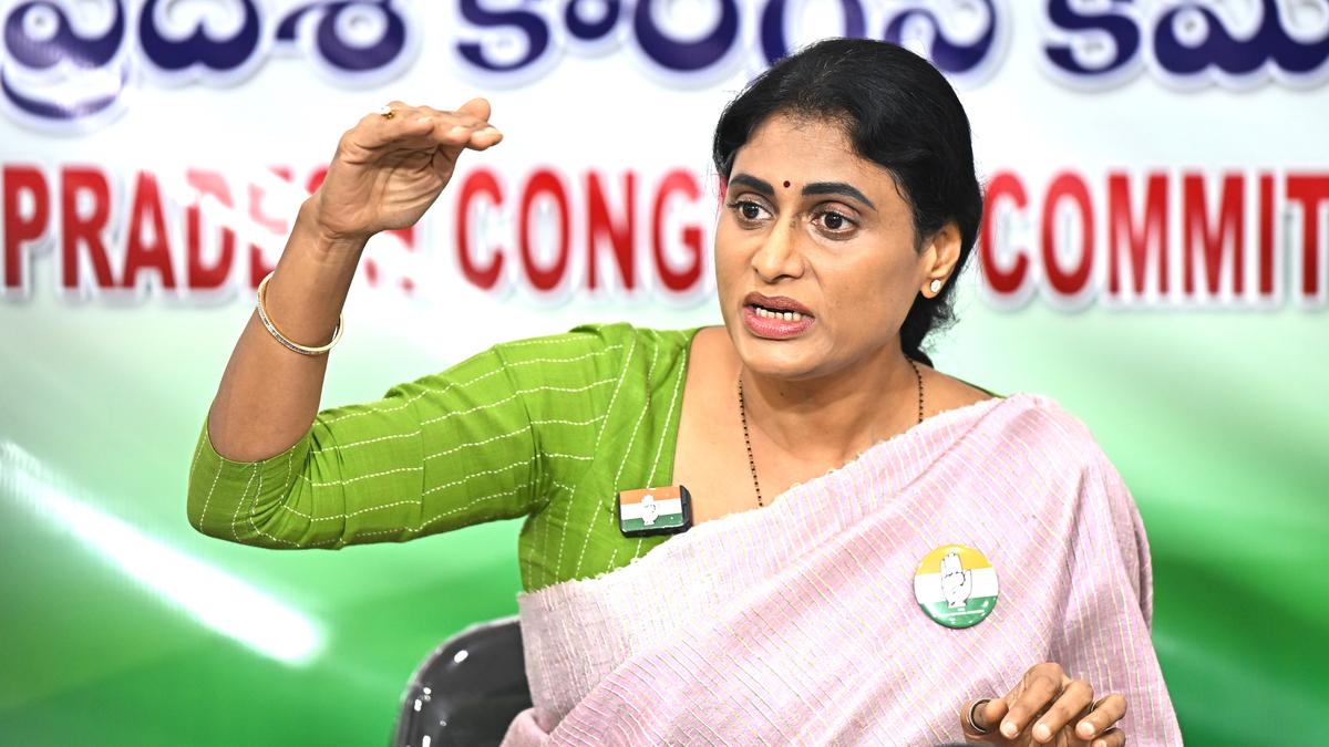 A.P. Congress chief Sharmila urges Centre to stick to the original design of Polavaram project