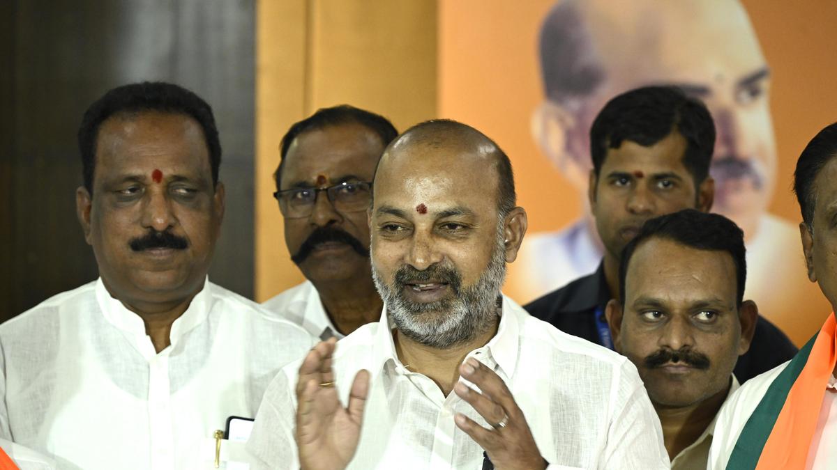 Congress responsible for excluding PRLIS from AP Reorganisation Act’s Section 89, damaging Telangana’s interests: Bandi Sanjay