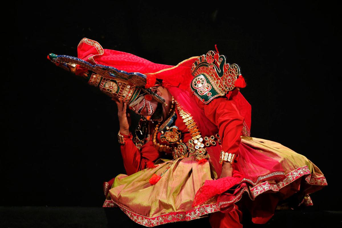 An actor playing Duryodhana
