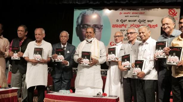 ‘The Life and Times of George Fernandes’ released in Bengaluru