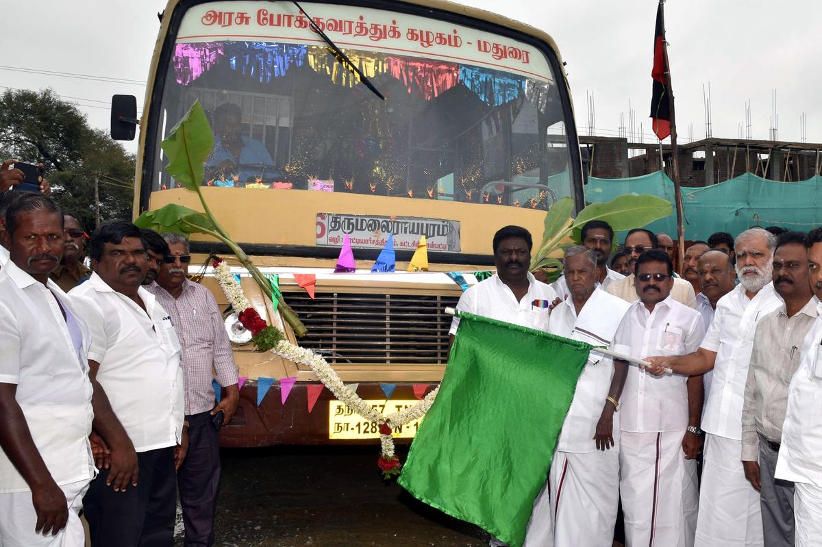 Newly inaugurated bus routes to benefit 25 villages in Dindigul district