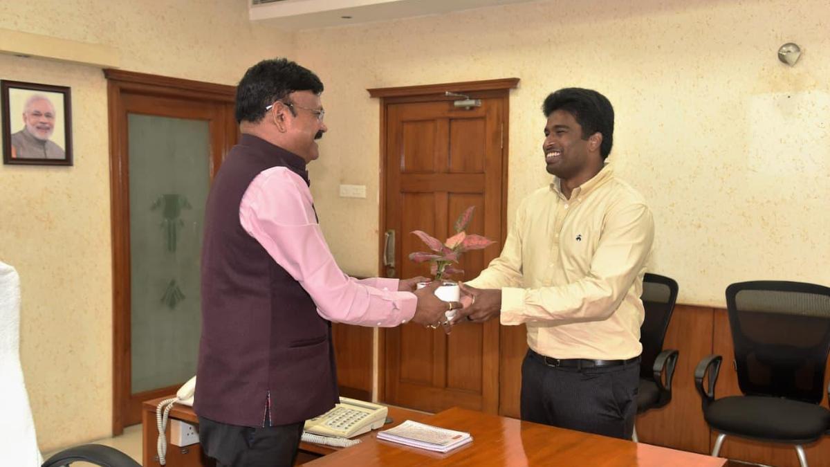 Collector meets new RINL CMD, discusses steel industry developments