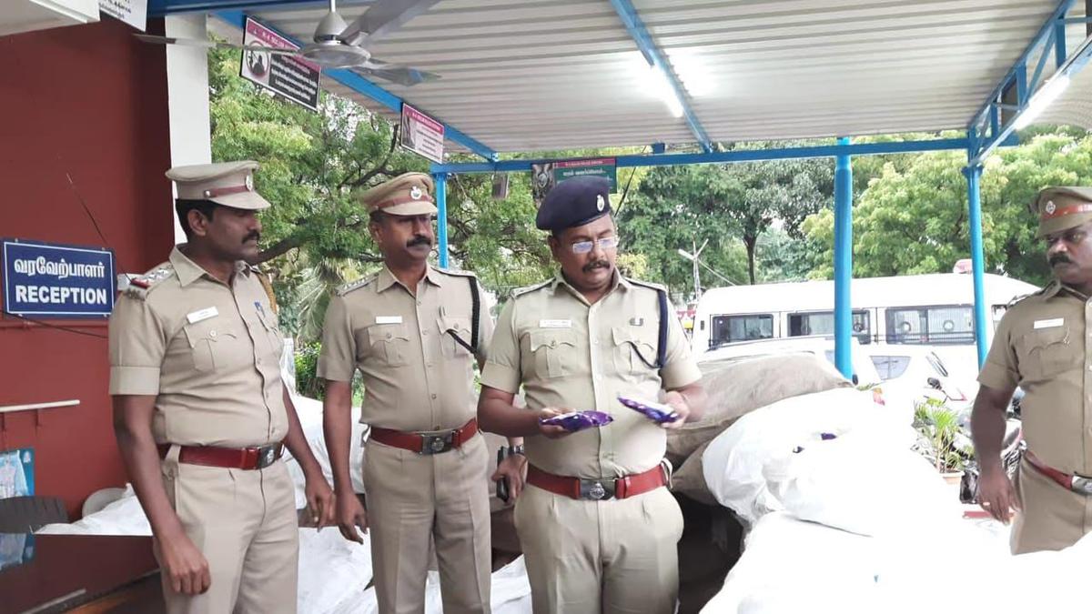 Coimbatore District Police seize two tonnes of gutkha, arrest eight persons
