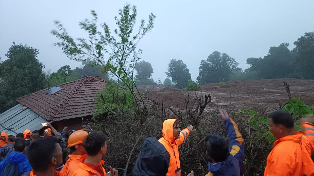 16 dead after landslip triggered by heavy rains buries village in Maharashtra’s Raigad