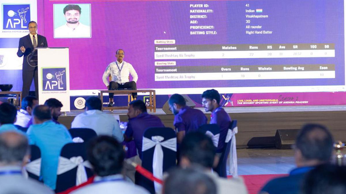 Over 580 players come under the hammer during APL season 2 auction in Visakhapatnam