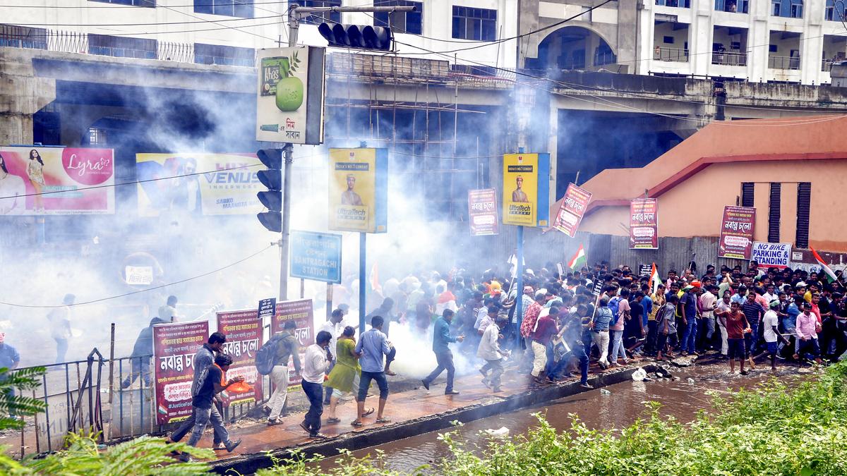 Kolkata ‘Nabanna March’: R.G. Kar protests take political turn, become ...