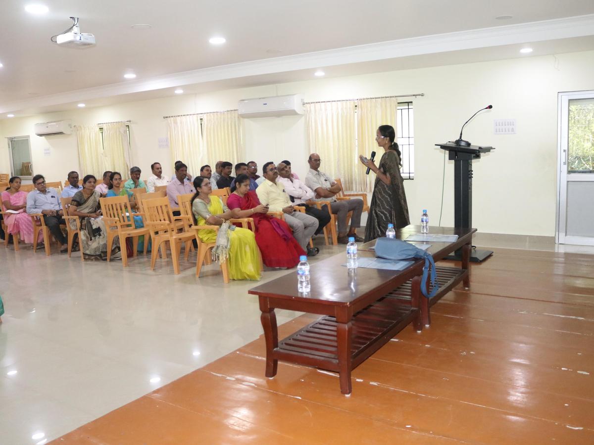 Sri S. Ramasamy Naidu Memorial College, Sattur, conducting the Faculty Enrichment Programme.