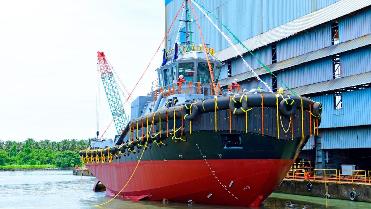 Udupi Cochin Shipyard delivers the first 62 T Bollard Pull Tug to Adani Group