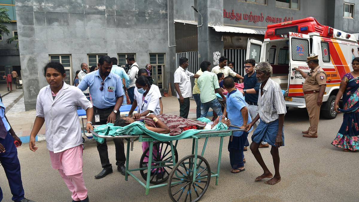 Fire breaks out at Salem Government Hospital; 65 patients shifted to safety