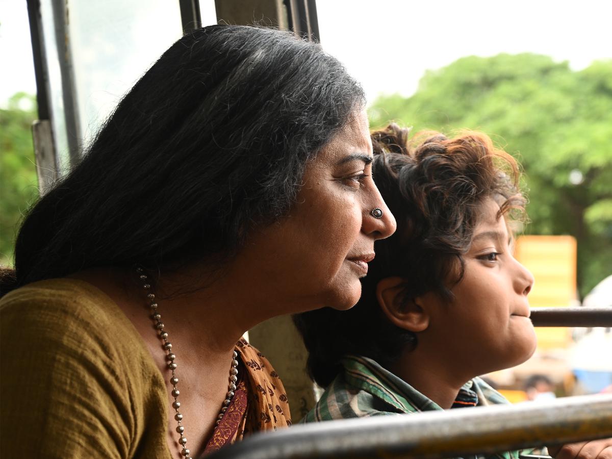Suhasini Maniratnam and child actor Advitej Reddy in ‘Why Did She Leave Me There?’