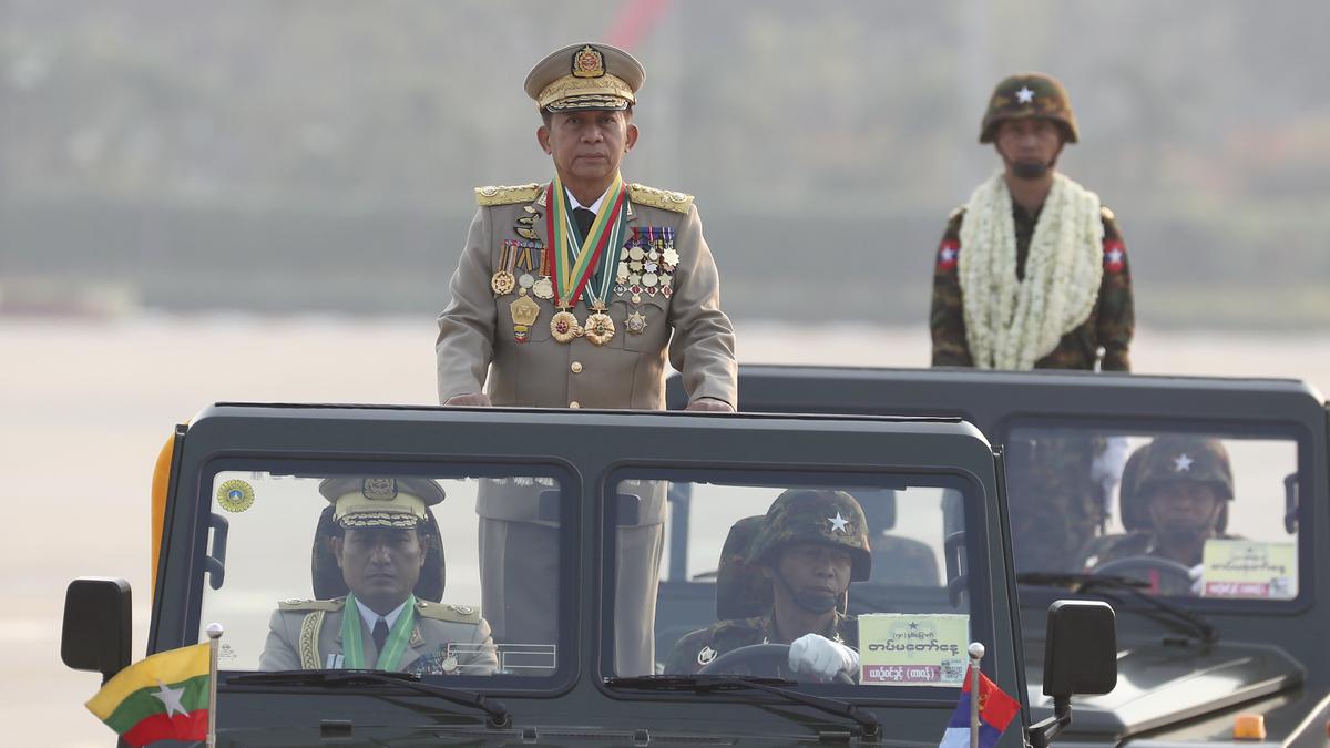 Myanmar junta chief Min Aung Hlaing vows continued crackdown, then elections