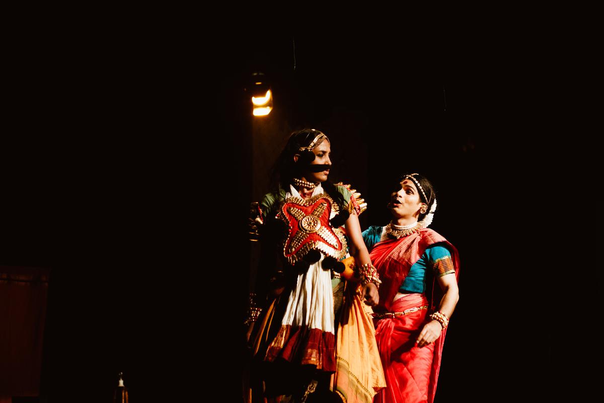 From the play  ‘Akshayambara’.