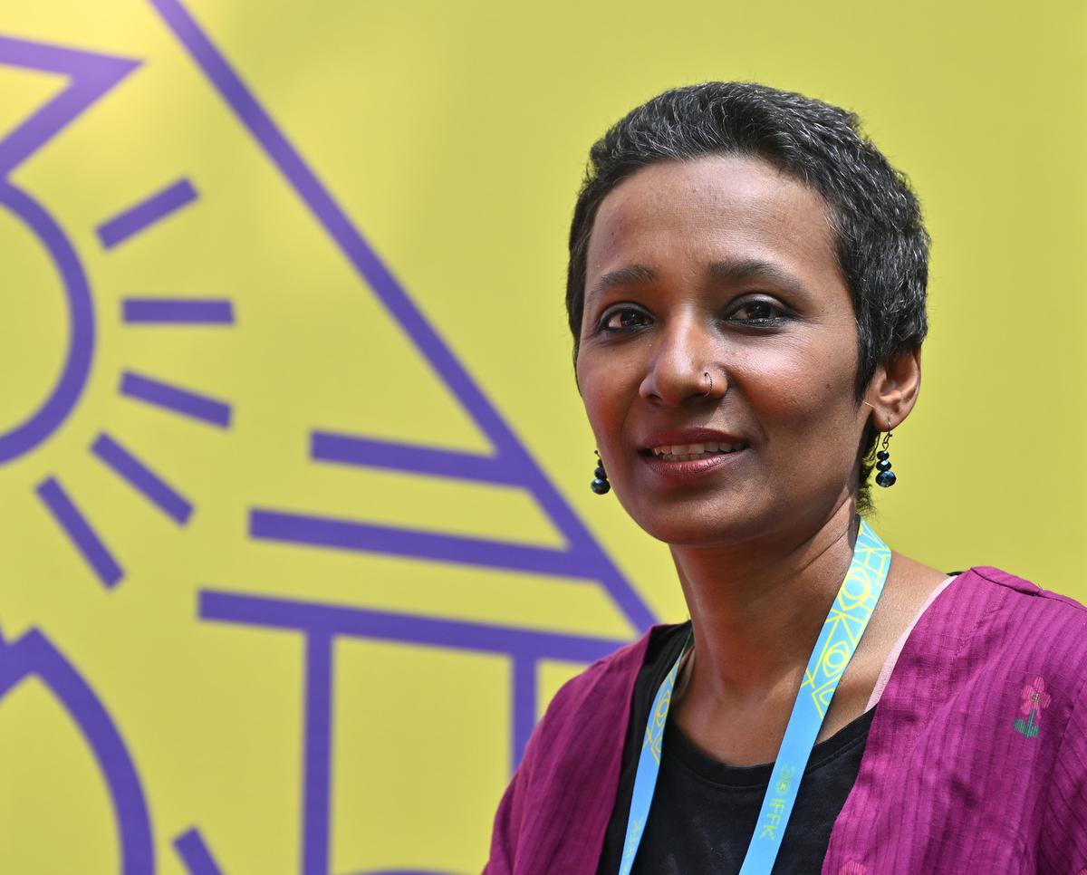 Actor- director Tannishtha Chatterjee during IFFK at Tagore theatre in Thiruvananthapuram
