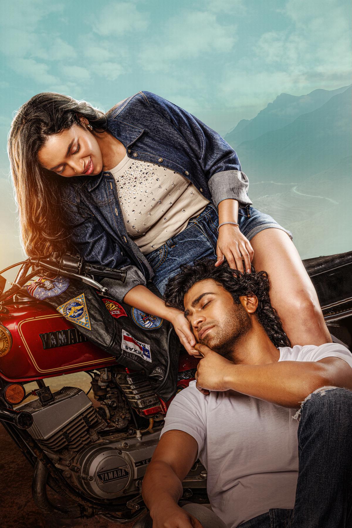 Malvika Nair and Sharwanand in ‘Biker’