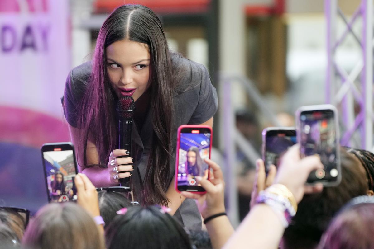 Olivia Rodrigo performs on NBC’s ‘Today’ show at Rockefeller Plaza