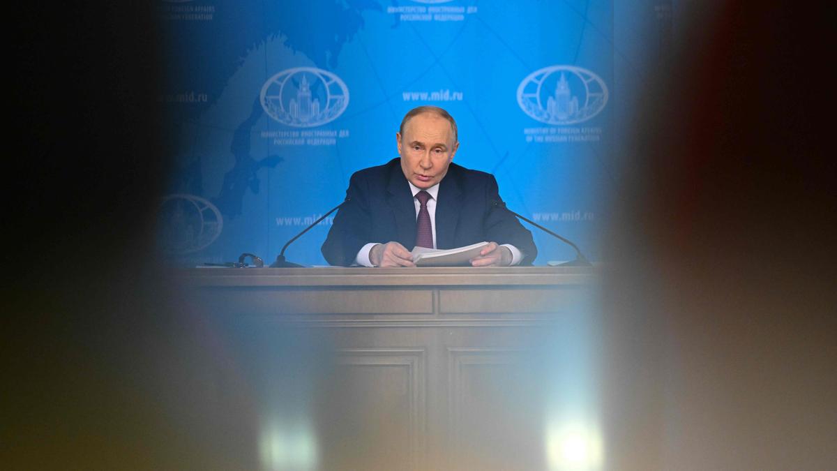 Putin vows truce if Ukraine exits Moscow-occupied areas and drops NATO bid