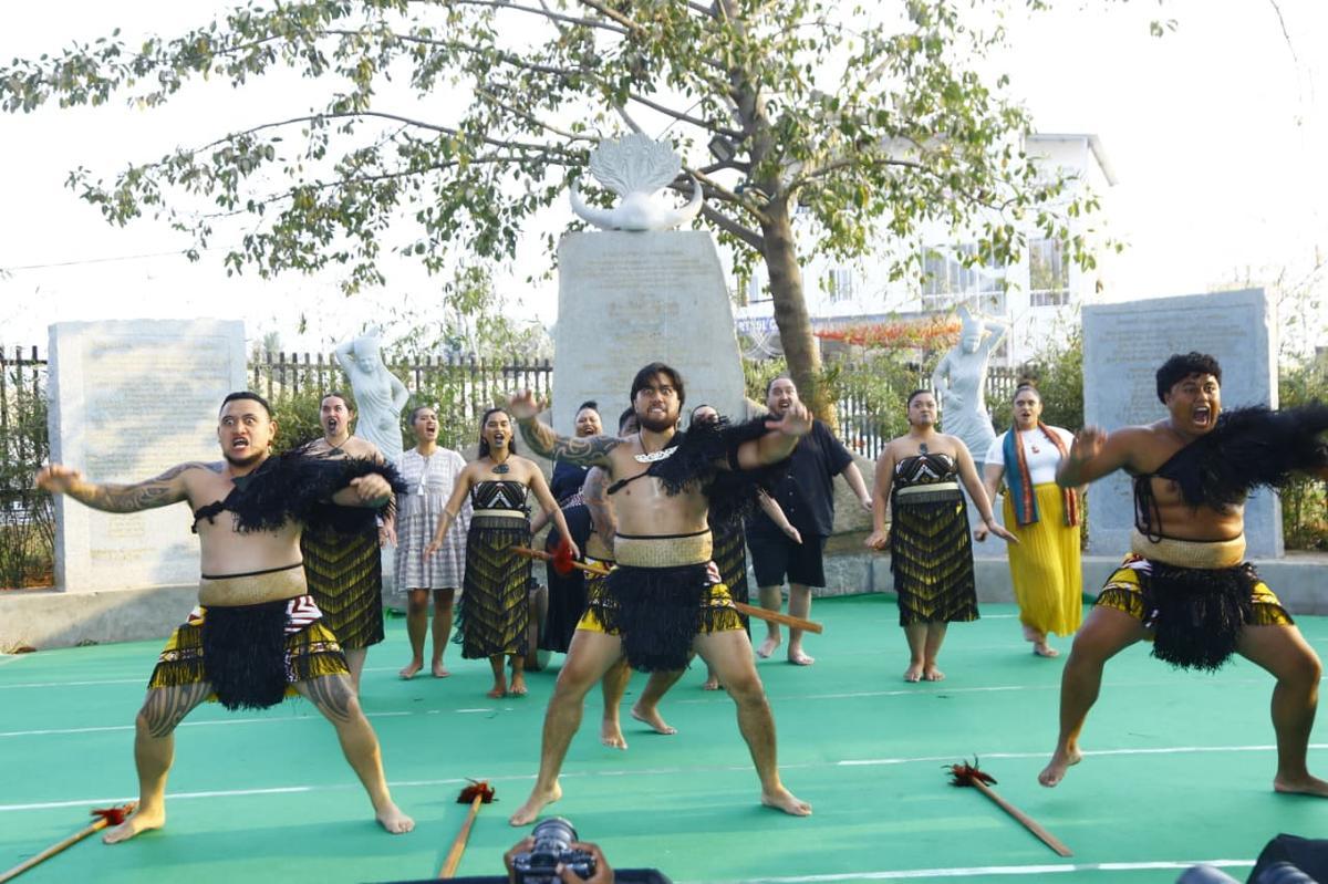 Maori haka performed at Medaram tribal festival in Telangana