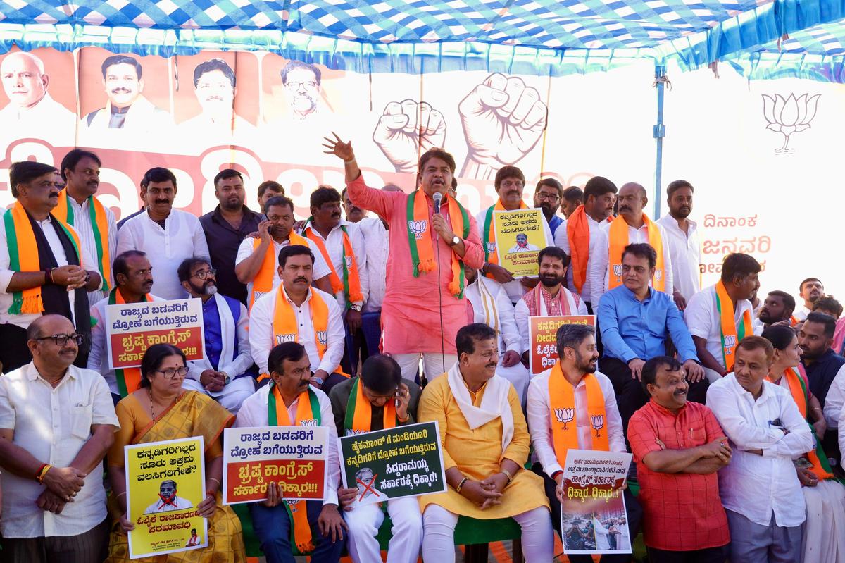 BJP alleges govt. allotting flats to illegal Bangladeshi immigrants; Cong. hits  back - The Hindu