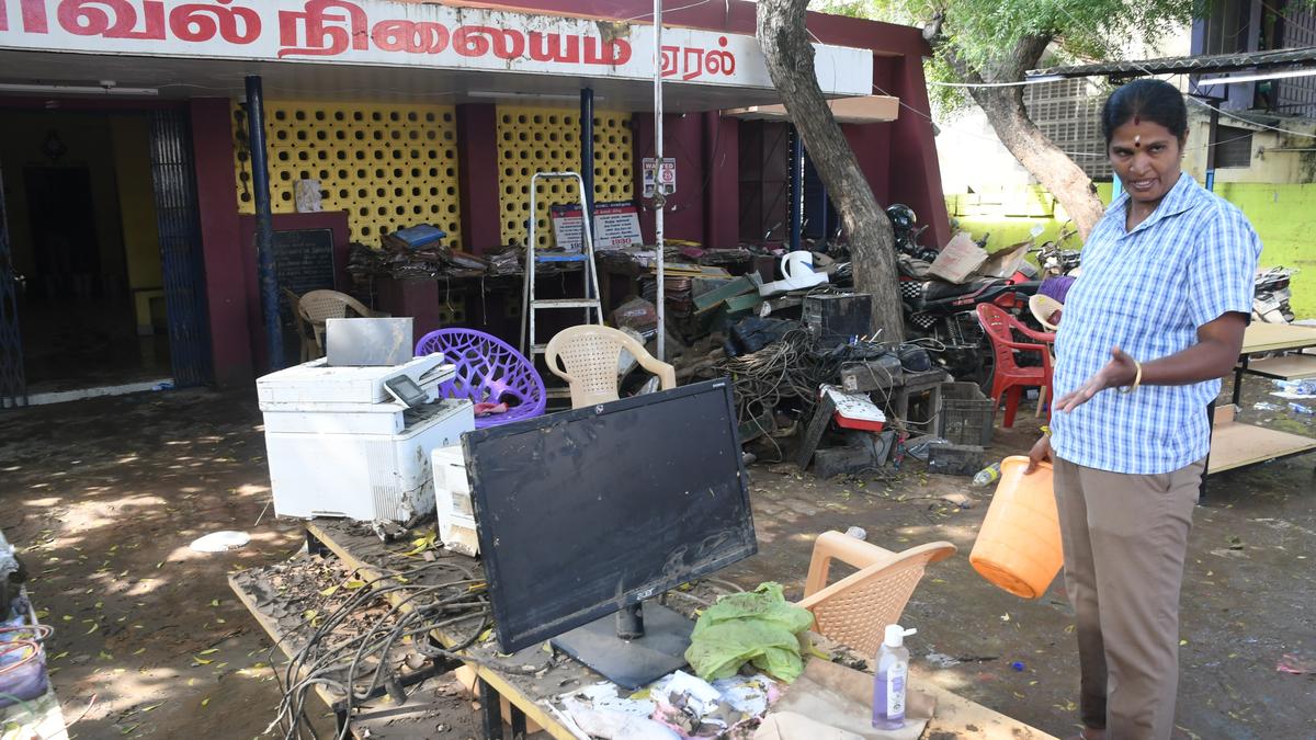 Thousands of documents, records lost, as rains damaged hundreds of government buildings in Thoothukudi
