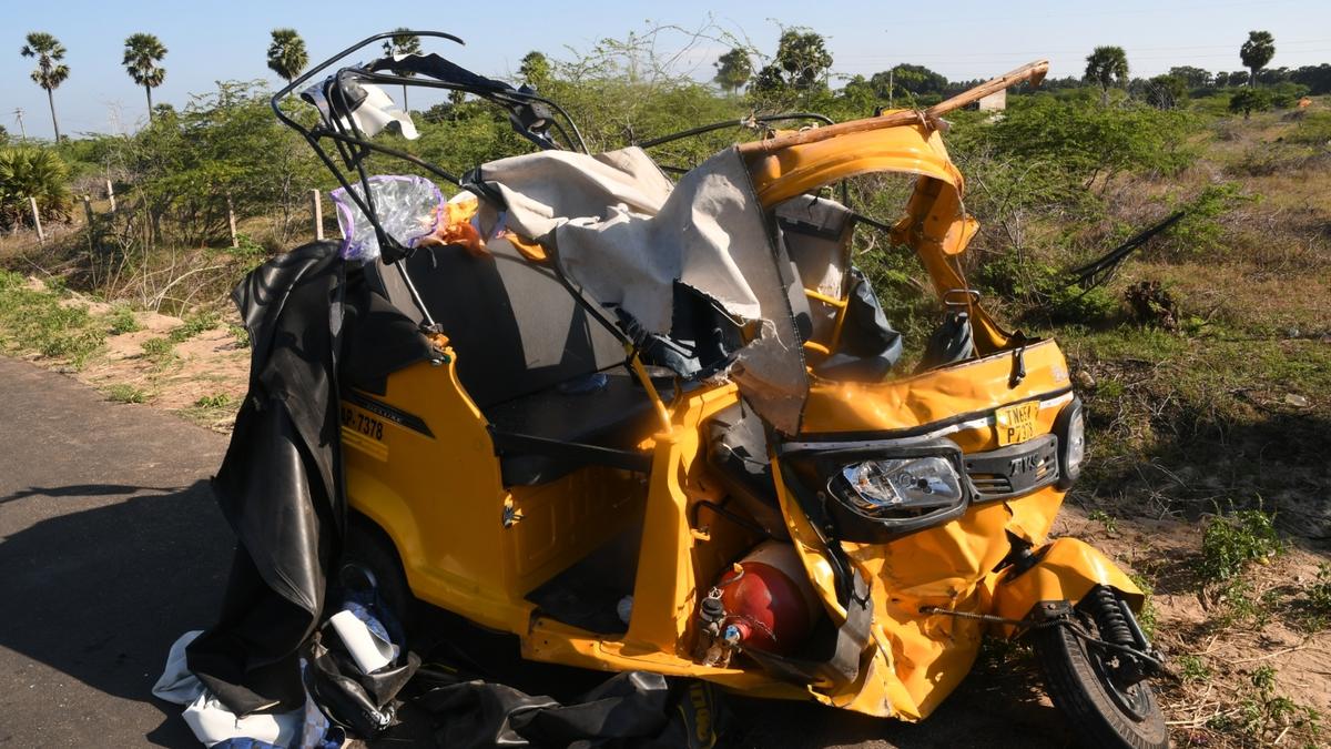 Four killed, one injured as car hits autorickshaw
