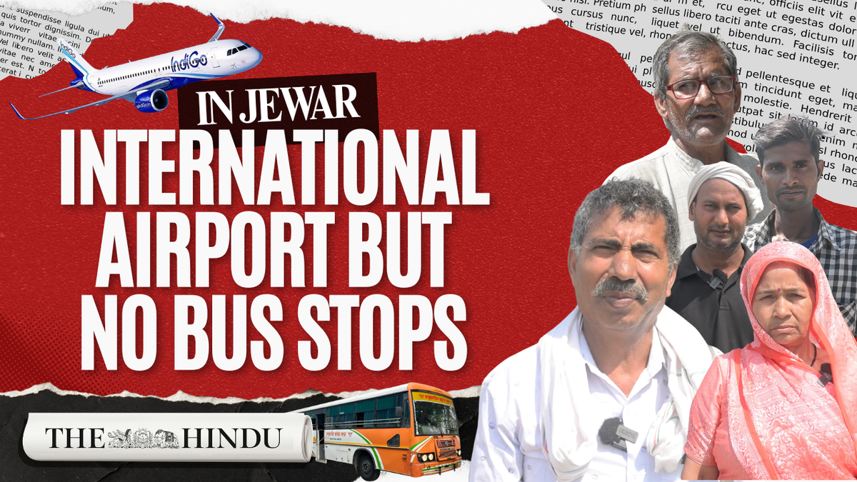 Watch: Crossing the line: How Jewar residents risk their lives to catch a bus