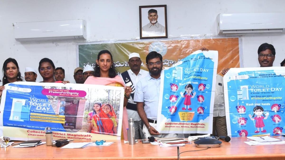 Household survey on toilet facility in Krishna district from December 5 to 9