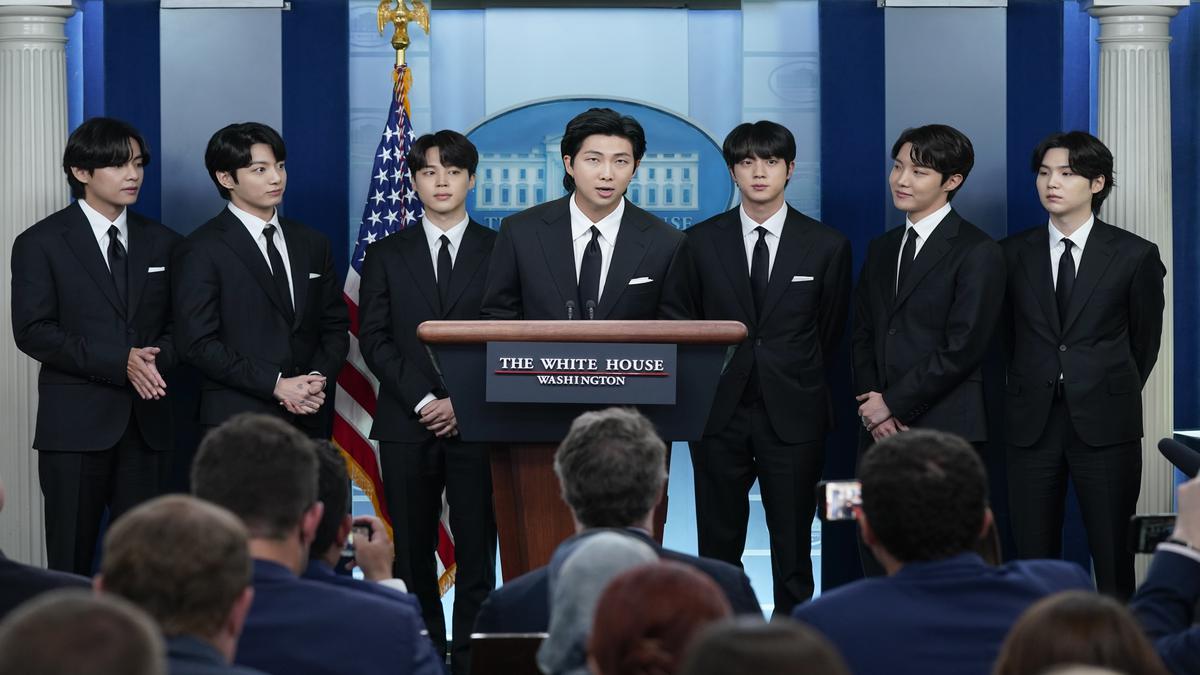 BTS visits White House to discuss combating hate crime surge