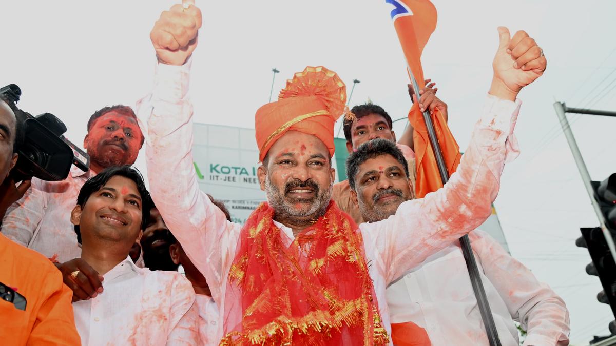 Bandi Sanjay repeats 2019 feat, wins Karimnagar Lok Sabha seat with bigger margin