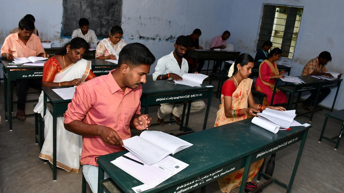 79% candidates turn up for TNPSC Group IV exam in Dindigul The Hindu