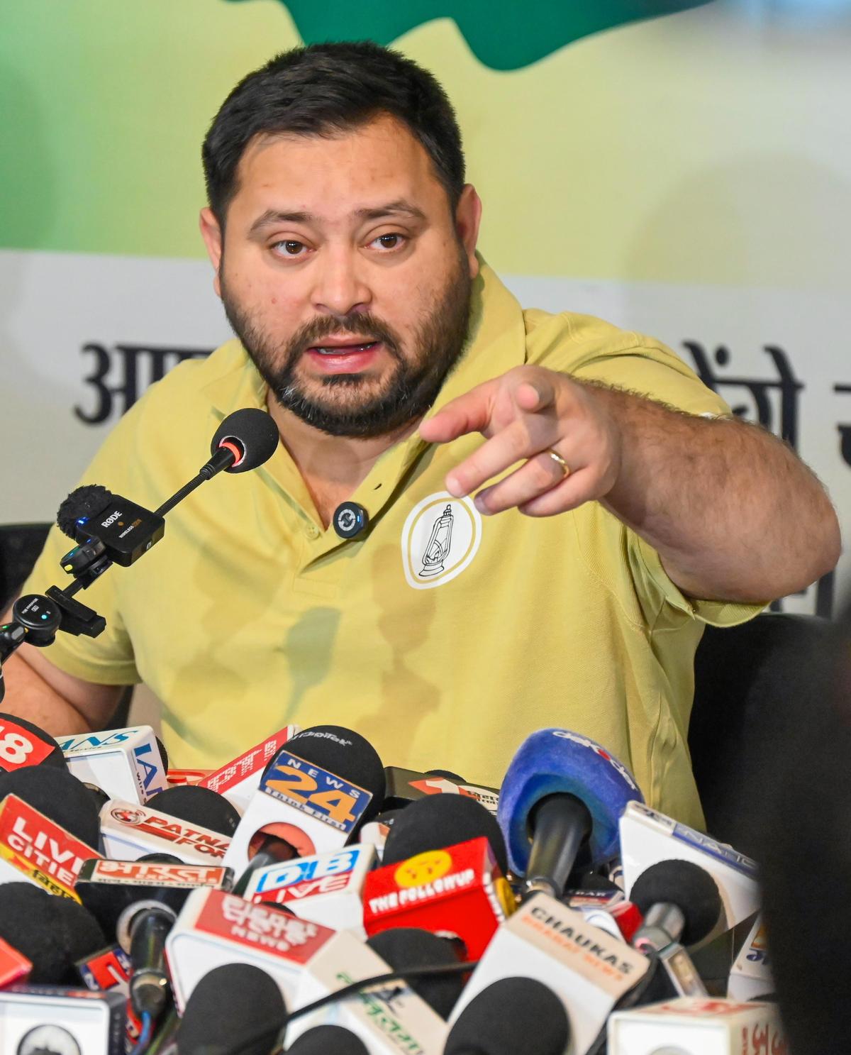 Tejashwi Yadav accuses Nitish Kumar of handing power to ‘Godse’s followers