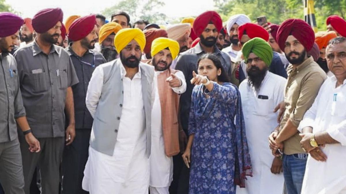 Punjab floods: CM Mann says monitoring ‘natural disaster’, Congress terms it ‘man-made’