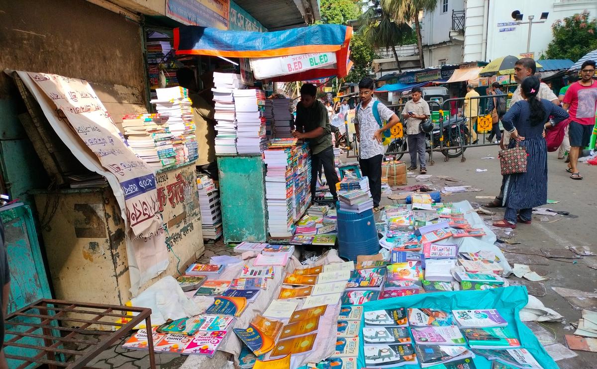 Book sellers of Street suffered heavy losses and damages due to the severe rains that led to extreme waterlogging.