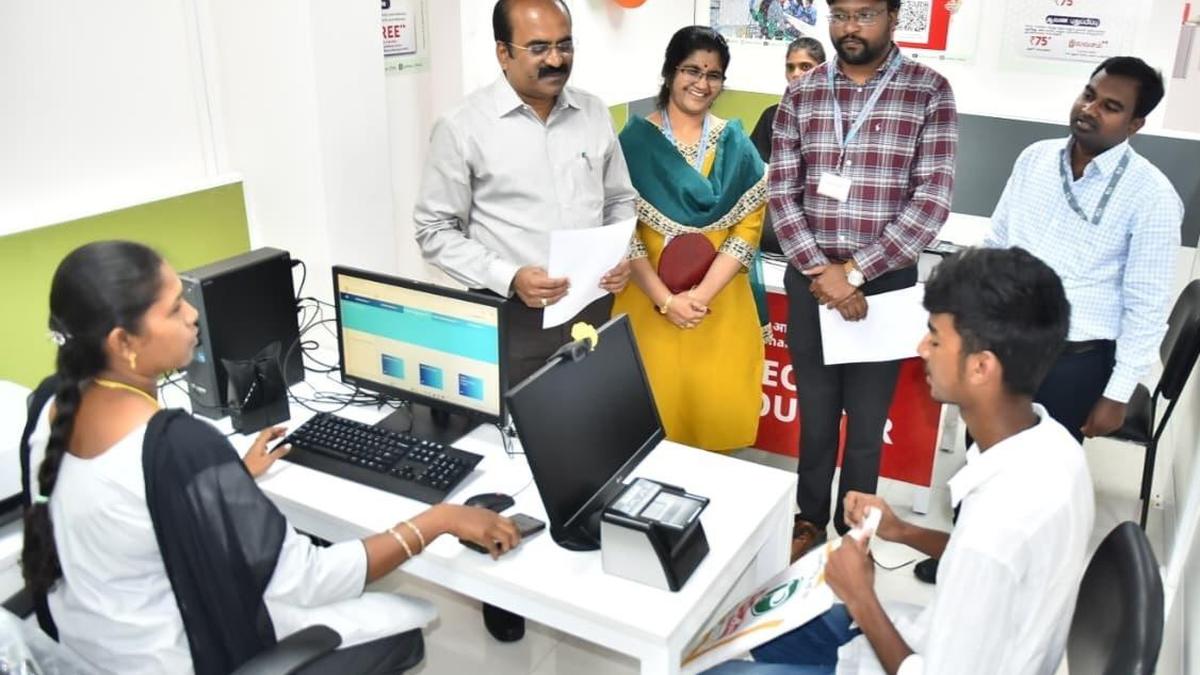 Aadhaar Seva Kendra opened in Tirunelveli; the 6th in Tamil Nadu