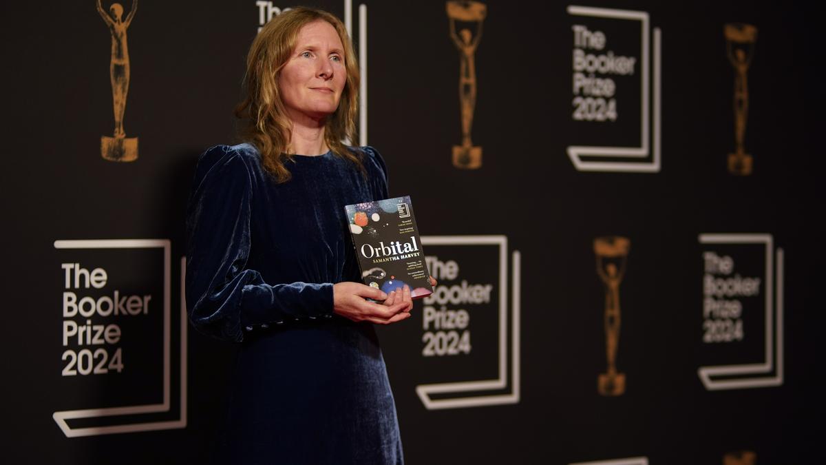 British writer Samantha Harvey’s space-station novel ‘Orbital’ wins the Booker Prize for fiction