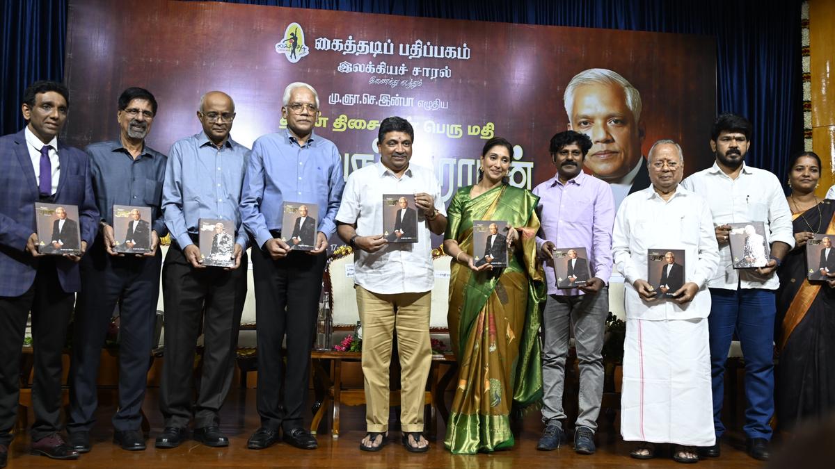 IT Minister Palanivel Thiaga Rajan releases book on serial entrepreneur Raju Venkatraman