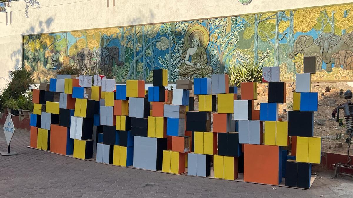 In Hyderabad, artist Rahul Mitra’s Box City installation draws attention to urban living In Hyderabad, artist Rahul Mitra’s Box City installation draws attention to urban living