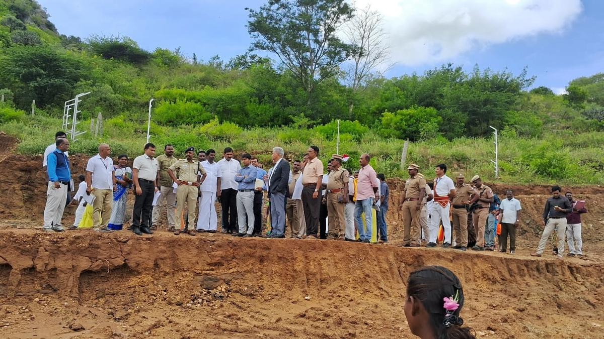 Panel inspects red earth-mined areas near Coimbatore for second day