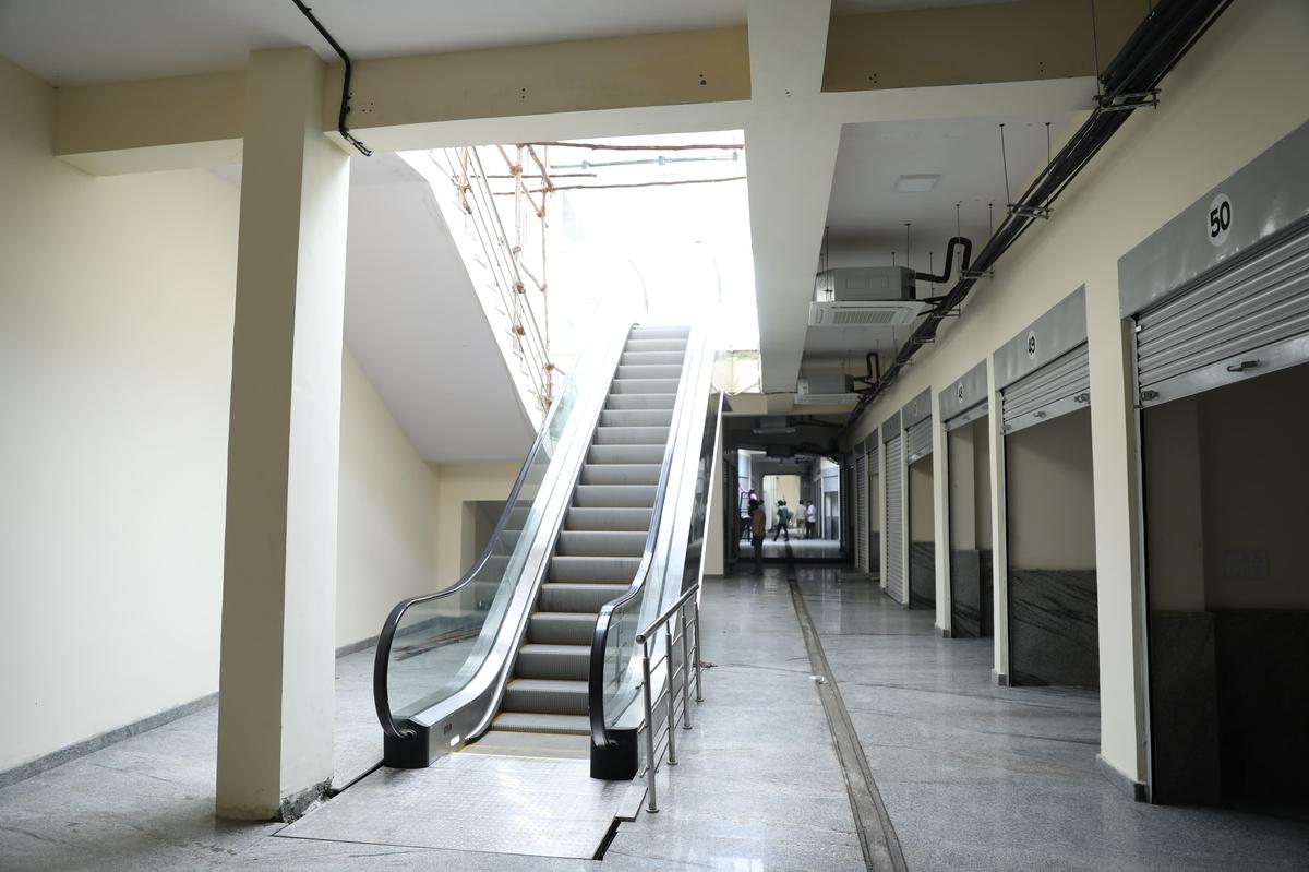 The air-conditioned underground market is modelled on the iconic Palika Bazar in New Delhi. 