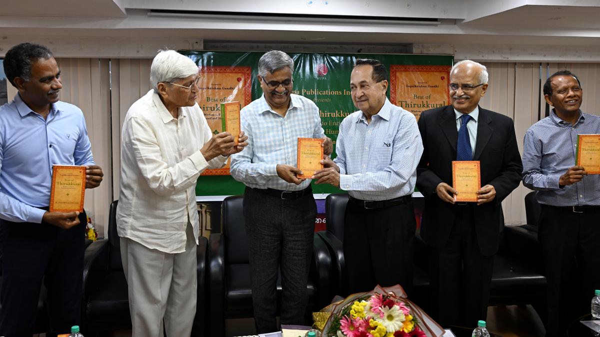 Making a cult of Thiruvalluvar is doing disservice to his searing honesty: Gopalkrishna Gandhi