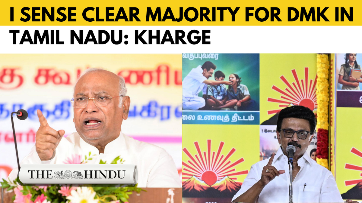Watch: I sense clear majority for DMK in Tamil Nadu: Mallikarjun Kharge